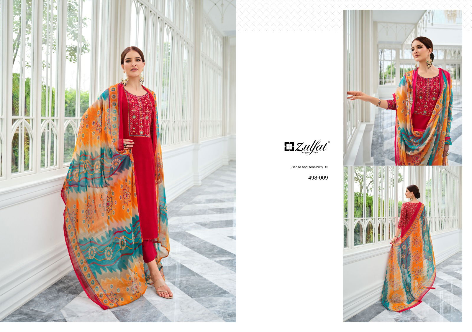 Jashn By Zulfat 001-010 Designer Dress Material Catalog